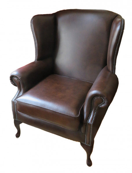 Chesterfield Queen Anne Chair Plain