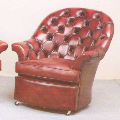 Donington High Back Chair Chesterfield Sessel