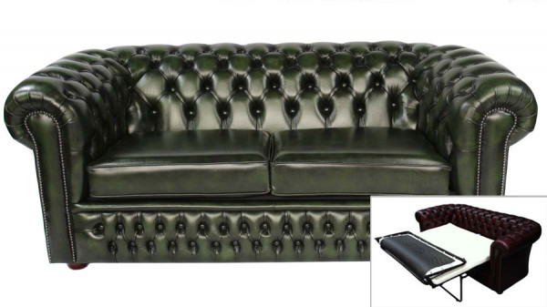 Chesterfield Schlafsofa London 3 Sitzer