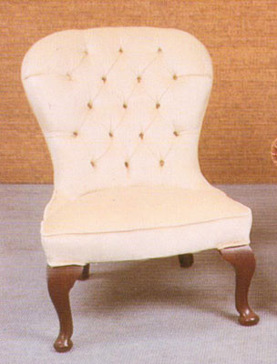 Chesterfield Ohrensessel Queen Anne Spoon