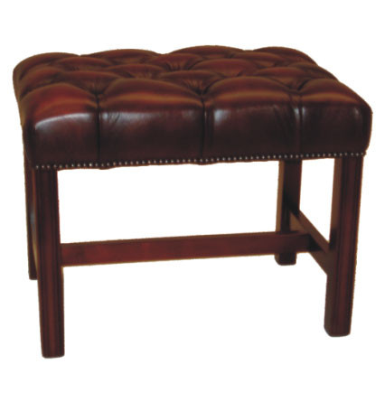 Chesterfield Hocker Chippendale stool