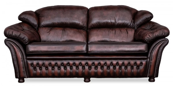 Art Deco Sofa Mia, 3 Sitzer, original englisch