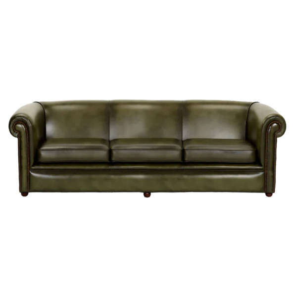 Chesterfield Sofa Plain Carter, 3 Sitzer, original englisch